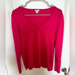 J. Crew women’s pink long sleeve shirt